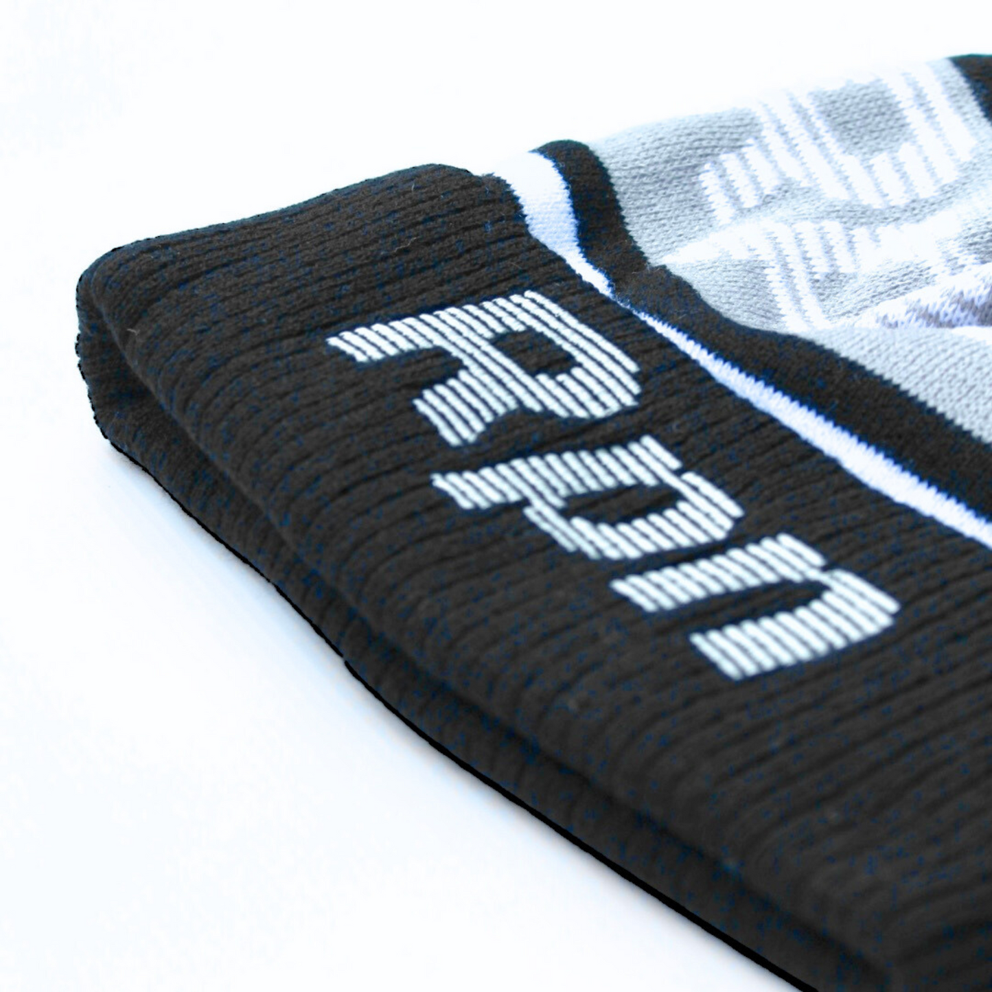 ski inspired bobble hat beanie with Rpnsport logo