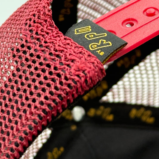 Gusto Italia snapback trucker burgundy