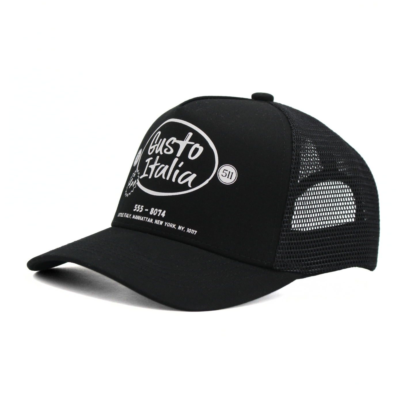 Gusto Italia snapback trucker black