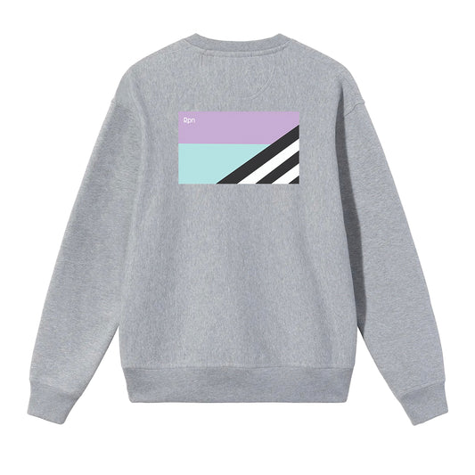 sweatshirt in grey with CWI1-S print
